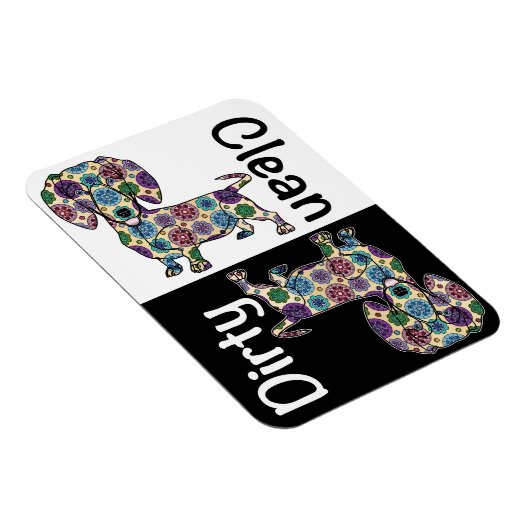 Dackel Geschirrspüler Magnet (Rechte Seite)