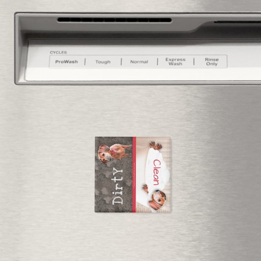 Dackel Geschirrspüler Magnet Dirty Dackel sauber R (In Situ (Geschirrspüler))