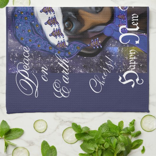 Dackel Geschirrtuch (Gefaltet)