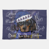 Dackel Geschirrtuch (Horizontal)