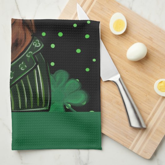 DACKEL GESCHIRRTUCH (Viertel Falte)