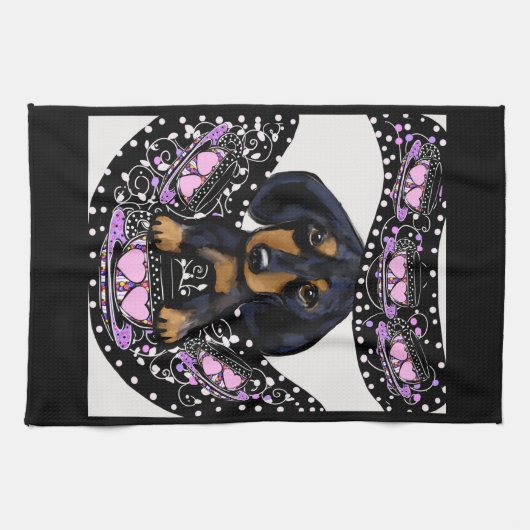 DACKEL GESCHIRRTUCH (Horizontal)