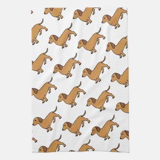 Dackel Geschirrtuch (Vertikal)