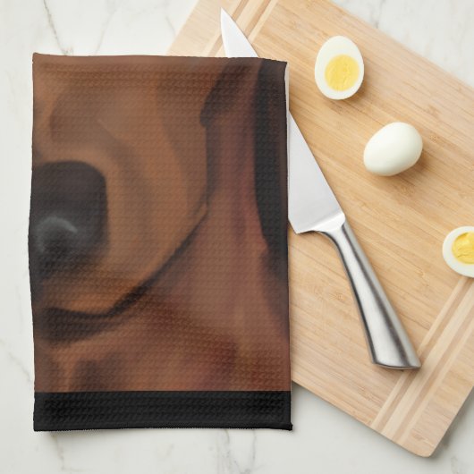 DACKEL GESCHIRRTUCH (Viertel Falte)