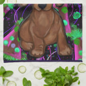 Dackel Geschirrtuch (Gefaltet)