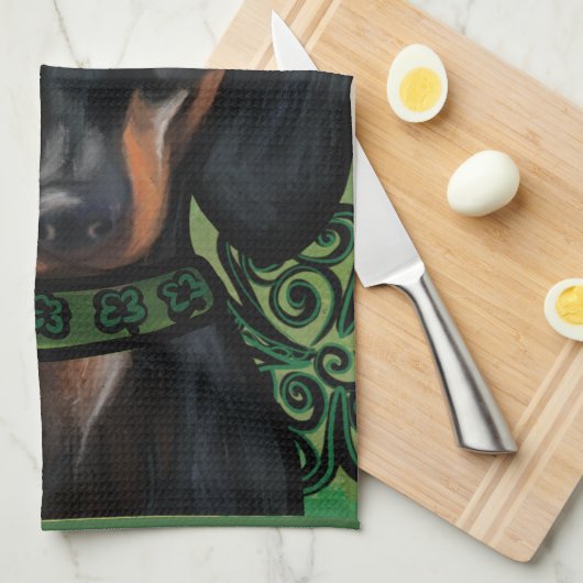 DACKEL GESCHIRRTUCH (Viertel Falte)