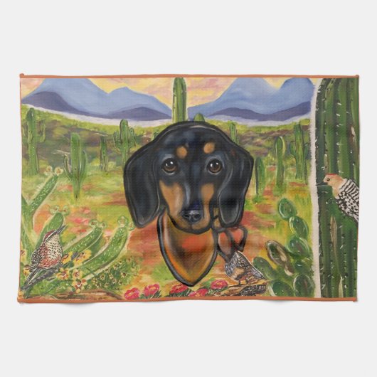DACKEL GESCHIRRTUCH (Horizontal)
