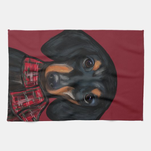 DACKEL GESCHIRRTUCH (Horizontal)