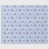 Dackel gestohlen Weihnachtsbaum Lichter Geschenkwr Geschenkpapier (Flach)