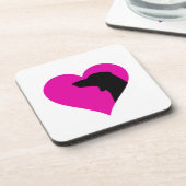 Dackel Getränkeuntersetzer (Linke Seite)