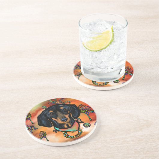 DACKEL GETRÄNKEUNTERSETZER (Seite)