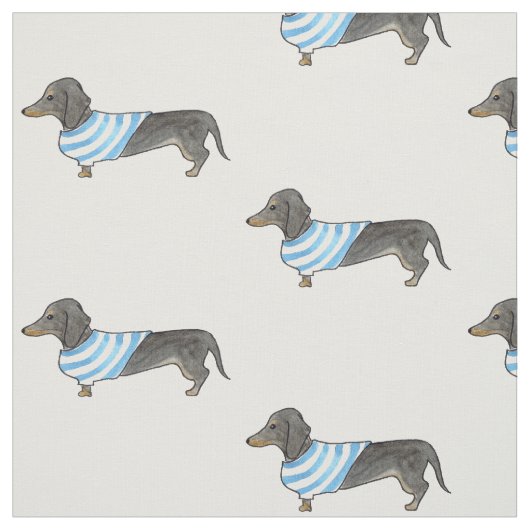 Dackel-Gewebe Stoff (Muster)