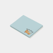 Dackel gibt mir Post-it®-Hinweise 4 x 3 Post-it Klebezettel (angewinkelt)