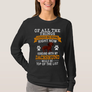 Dackel Gif Hundebesitzer T-Shirt