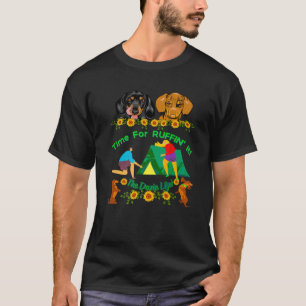 DACKEL GIFTS FUNNY DACKEL DOG NIEDLICH PET CAMPING T-Shirt