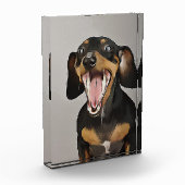 Dackel Ging Dackel Geburtstagspender Fotoblock (Links)