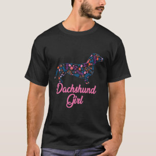 Dackel Girl Niedliche Dackel Dackel Dog Owner Gesc T-Shirt