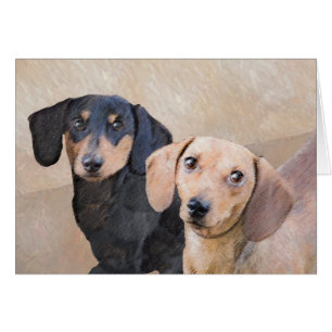 Dackel (glatt) Gemälde - Originale Hundekunst