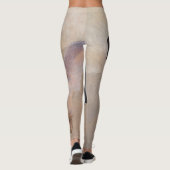 Dackel (glatt) Gemälde - Originale Hundekunst Leggings (Rückseite)