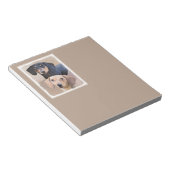 Dackel (glatt) Gemälde - Originale Hundekunst Notizblock (angewinkelt)