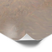 Dackel (glatt) Gemälde - Originale Hundekunst Poster (Ecke)