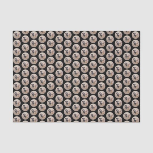 Dackel (glatt) Gemälde - Originale Hundekunst Seidenpapier (Vorderseite)