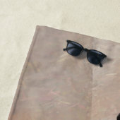 Dackel (glatt) Gemälde - Originale Hundekunst Strandtuch (Beispiel)