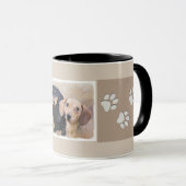 Dackel (glatt) Gemälde - Originale Hundekunst Tasse (VorderseiteRechts)