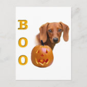 Dackel (glatt) postkarte (Vorderseite)