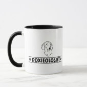 Dackel, glatt tasse (Links)