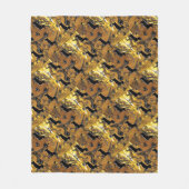 Dackel Gold Fleecedecke (Vorderseite)