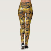 Dackel Gold Leggings (Rückseite)