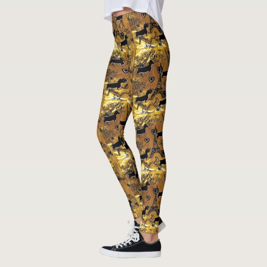 Dackel Gold Leggings (Links)