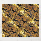 Dackel Gold Schaumweinetikett (Einzelnes Label)