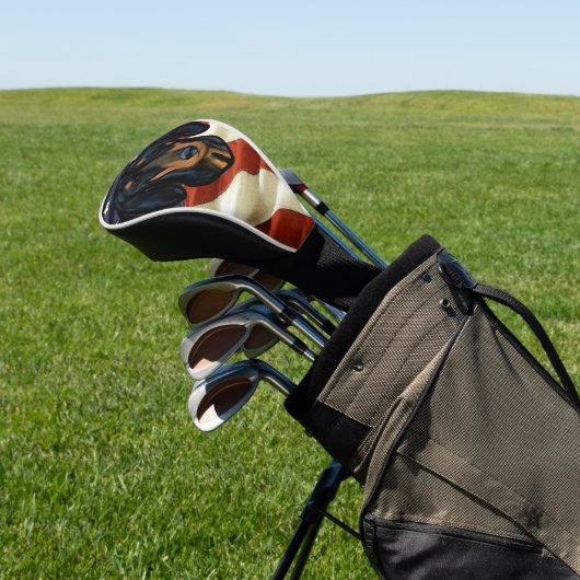 DACKEL GOLF HEADCOVER (In SItu)