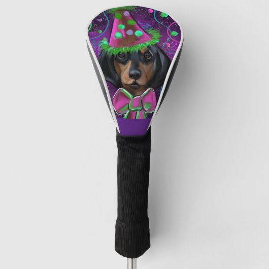 Dackel Golf Headcover (Vorderseite)