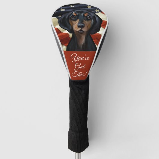 DACKEL GOLF HEADCOVER (Vorderseite)