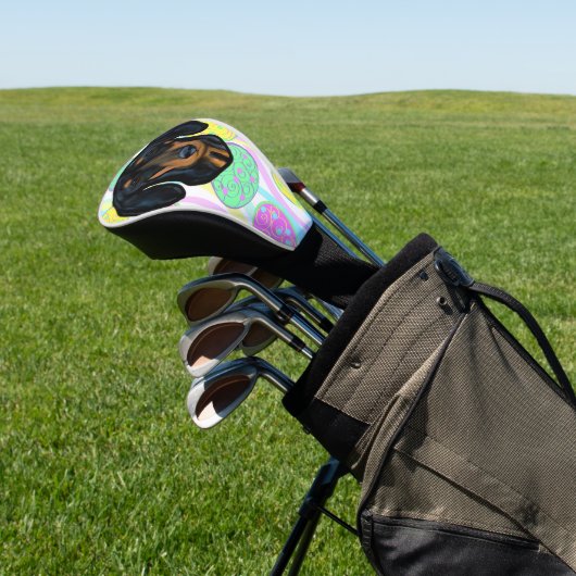 DACKEL GOLF HEADCOVER (In SItu)