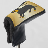 Dackel Golf Headcover (3/4 Vorderseite)
