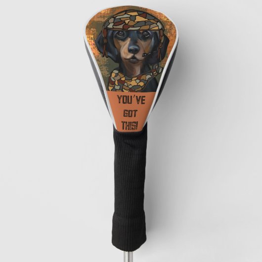 DACKEL GOLF HEADCOVER (Vorderseite)