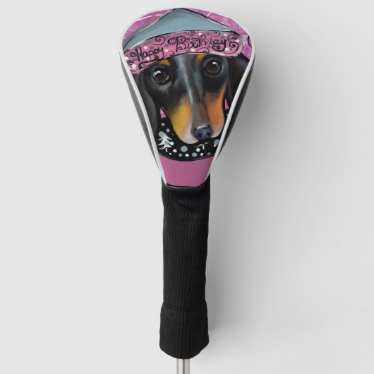 DACKEL GOLF HEADCOVER (Vorderseite)