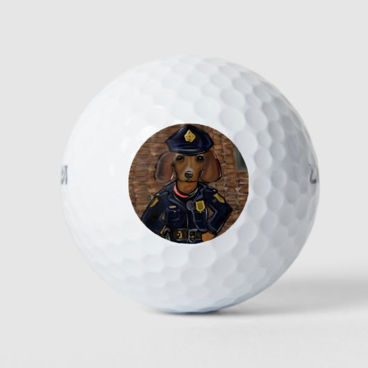 Dackel Golfball (Vorderseite)