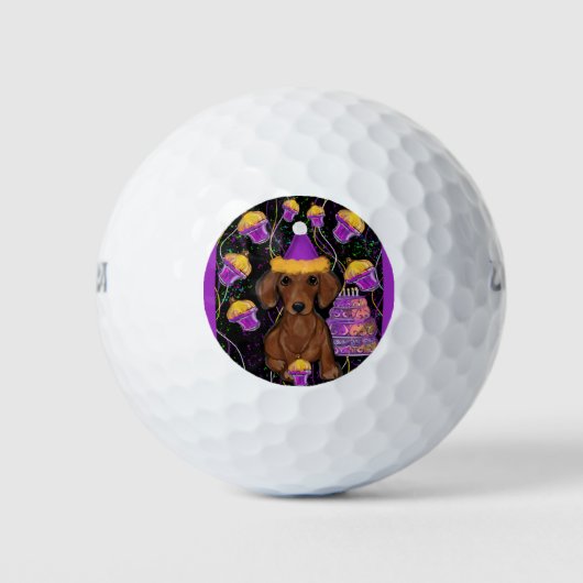 Dackel Golfball (Vorderseite)