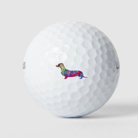 Dackel Golfball (Vorderseite)