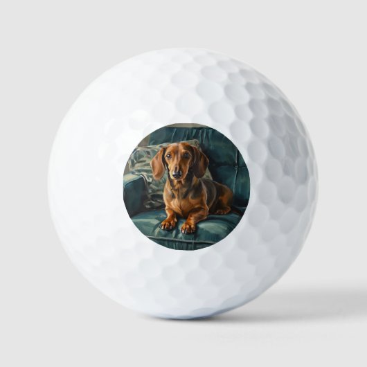 Dackel Golfball (Vorderseite)