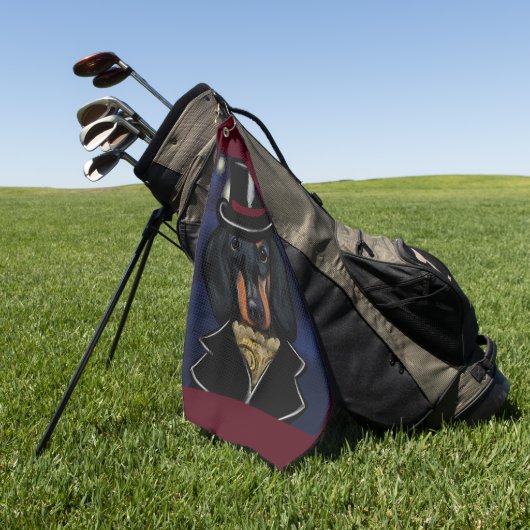 DACKEL GOLFHANDTUCH (Gras)