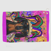 Dackel Golfhandtuch (Horizontal)