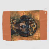 DACKEL GOLFHANDTUCH (Horizontal)