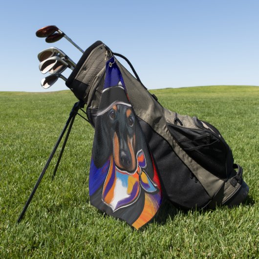 DACKEL GOLFHANDTUCH (Gras)