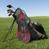 DACKEL GOLFHANDTUCH (Gras)